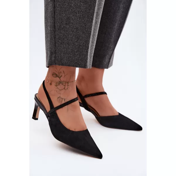  Damensandalen D&A CR61-3048 SCHWARZ 