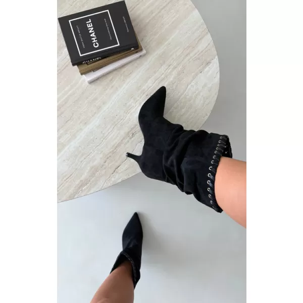  Damen-Stiefeletten BOTO 2568A SCHWARZ 