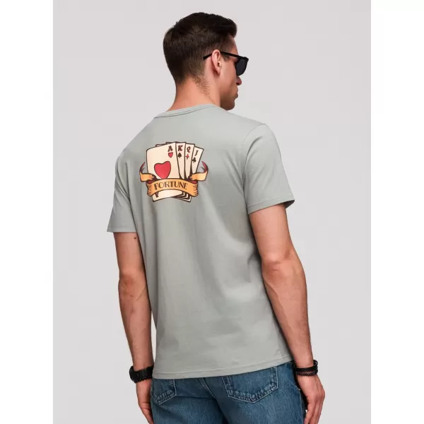  Herren-T-Shirt OMBRE OM-TSPT-0257 GRAU 