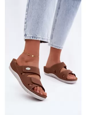 Damenhausschuhe INBLU OE0001GU KAMEL