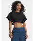 Damen-T-Shirt UNDER ARMOUR CROPPED SCRIPT SS TEE 6009677-008 SCHWARZ