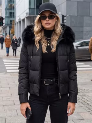 Damenjacke DSTREET TY5828 SCHWARZ