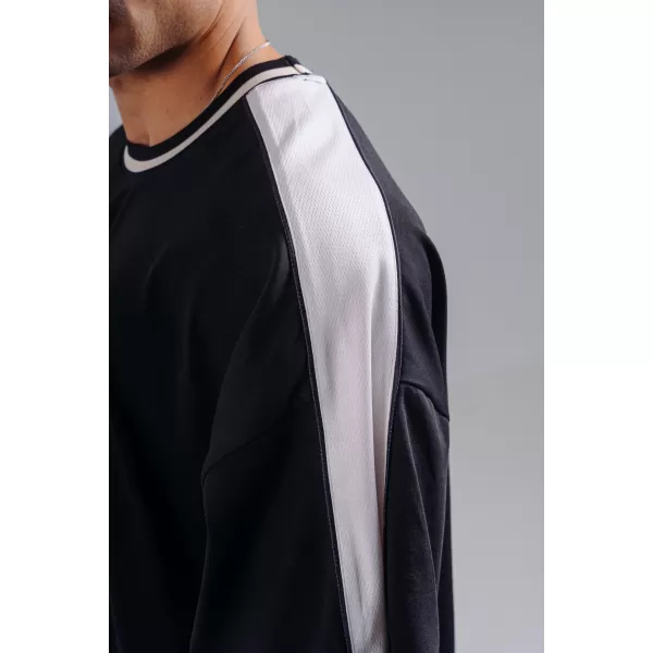  Übergroßes T-Shirt NEBBIA PRIMAL 869 SCHWARZ 