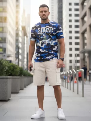 Herren-T-Shirt DSTREET NX2005R-BL-M BLAU