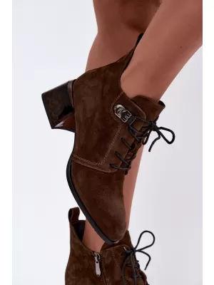 Damen-Stiefeletten BOTO 26BT24-383 KAFFEE