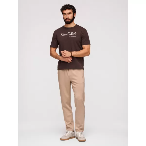  Herren-Jogginghose OMBRE OM-PSBC-0221 BEIGE 