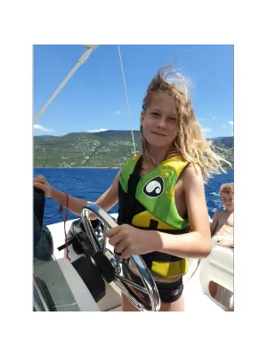Schwimmweste SPINERA Youth Neopren 50N GRÜN/GELB