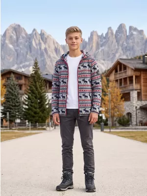 Warmer Kinderpullover ALPINE PRO NORESO HOCHHAUSVARIANTE PB