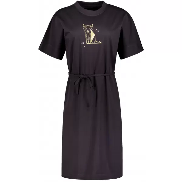  Kleid ALTISPORT ALW091816 SCHWARZ UND GOLD 