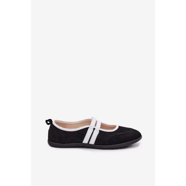 Ballerinas für Damen BOTO 22-383 SCHWARZ 