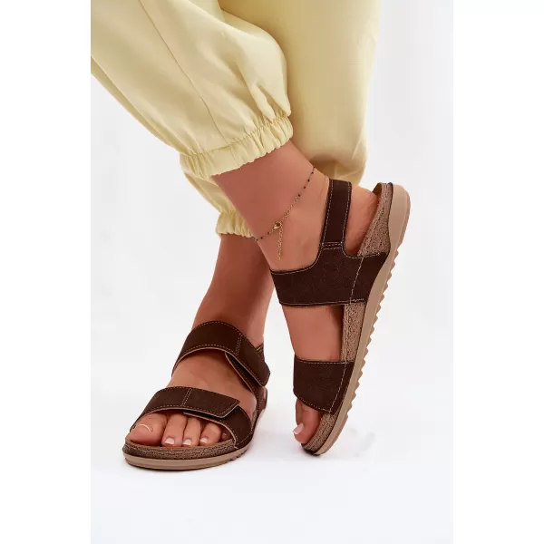  Damensandalen INBLU AA000070 BRAUN 