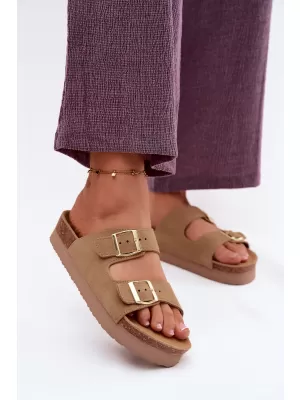 Damensandalen VINCEZA 102657 BEIGE