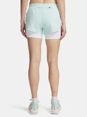 Damen-Shorts UNDER ARMOUR UA VELOCITI PRO 4IN 2N1 SHORT 6009610-703 GRÜN