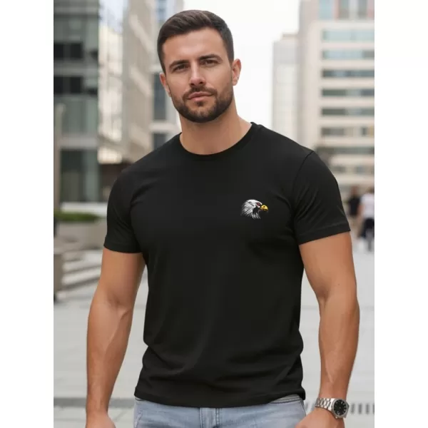  Herren-T-Shirt DSTREET NX0148R-BK SCHWARZ 