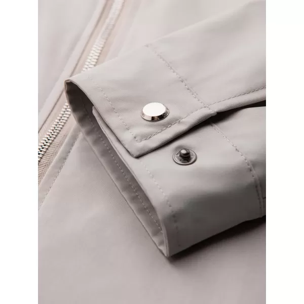  Übergangsjacke für Herren OMBRE OM-JANP-0224 GRAU-BEIGE 