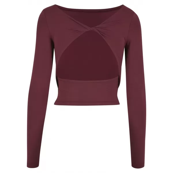  Damen-T-Shirt URBAN CLASSICS TB7721 KIRSCHE 