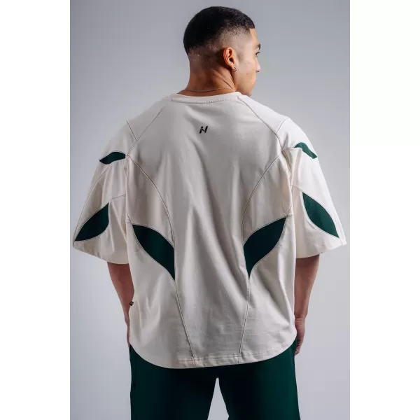  Übergroßes Pump-Cover-T-Shirt NEBBIA PRIMAL 871 CREME 