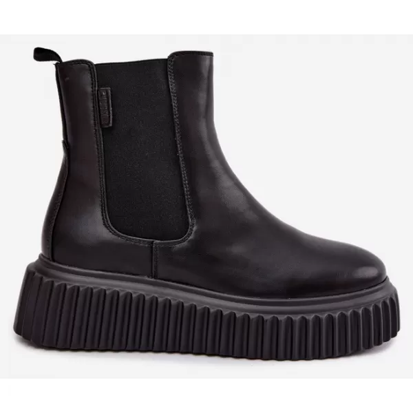 Damen-Stiefeletten BIG STAR SHOES UU274334 SCHWARZ 