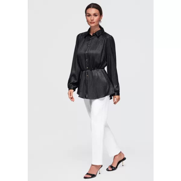  Damenhemd OMBRE OW-SH-E0071 SCHWARZ 