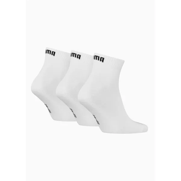  Socken PUMA UNISEX QUARTER PLAIN 3P 93858909 WEIß 