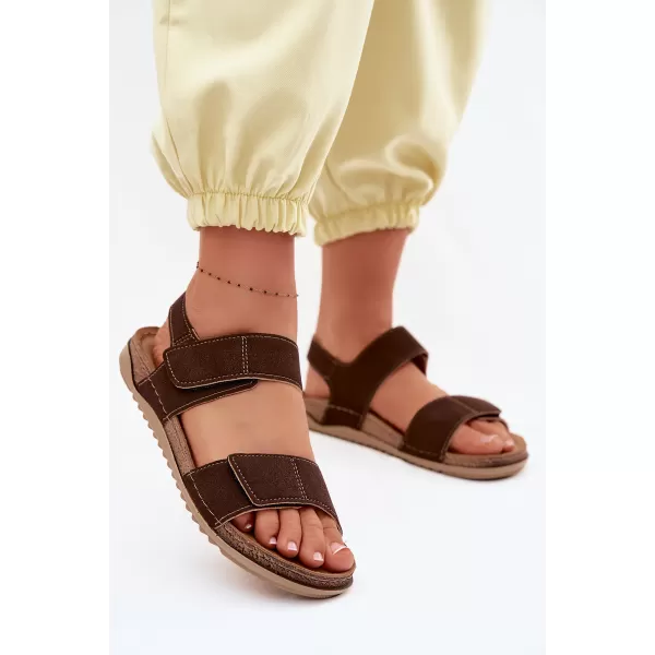  Damensandalen INBLU AA000070 BRAUN 