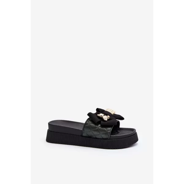  Damenhausschuhe BOTO SP50-1/BG146P SCHWARZ 