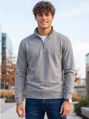 Herren-Sweatshirt MALFINI SUMMIT 429 DUNKELGRAUE HIGHLIGHTS