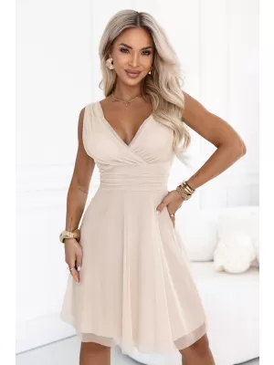 Damenkleid NUMOCO 541-5 BEIGE