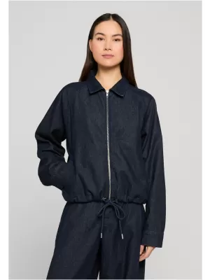 Damenjacke URBAN CLASSICS TB8295 BLAU GESPÜLT GEWASCHEN