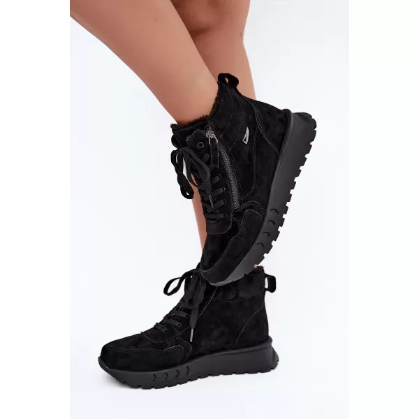  Damenstiefel BOTO 26BT17-651 SCHWARZ 