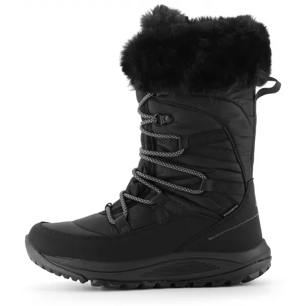  Winterstiefel für Damen ALPINE PRO LEWRA SCHWARZ 