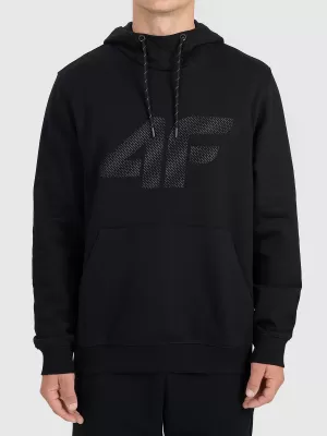 Herren-Sweatshirt 4F WMM00TSWSM2548 TIEFSCHWARZ