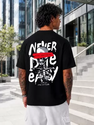 Herren-T-Shirt DSTREET NX4008R-BK-O SCHWARZ
