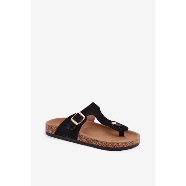  Damen-Flip-Flops BOTO 26SD21-101 SCHWARZ 