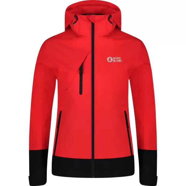  Wasserdichte Damenjacke NORDBLANC BOURNE NBSJL8317 ROT 