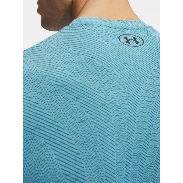  Herren-T-Shirt UNDER ARMOUR VANISH SEAMLESS NOVELTY SS 6010603-425 BLAU 