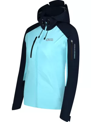 Wasserdichte Damenjacke NORDBLANC HEYDAY NBSJL8316 HELLBLAU