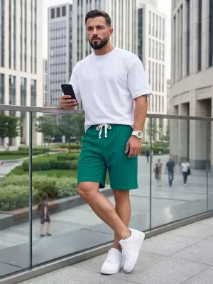 Herrenshorts DSTREET SX2635 GRÜN