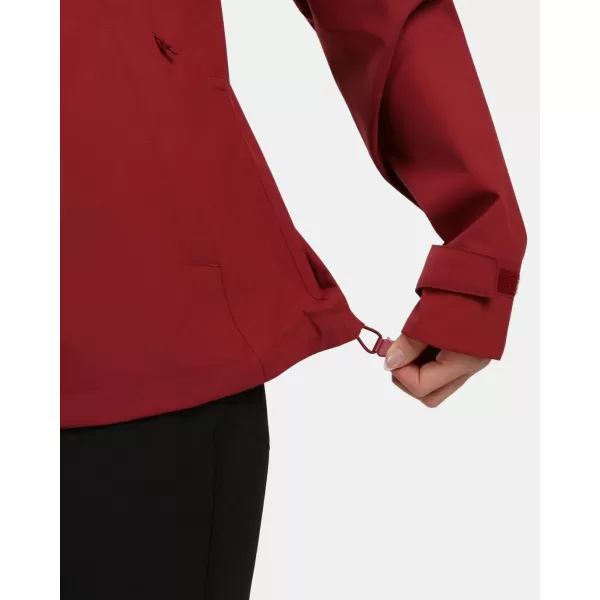  Damen-Hardshelljacke KILPI MONTANA-W 1L0102KI DUNKELROT 