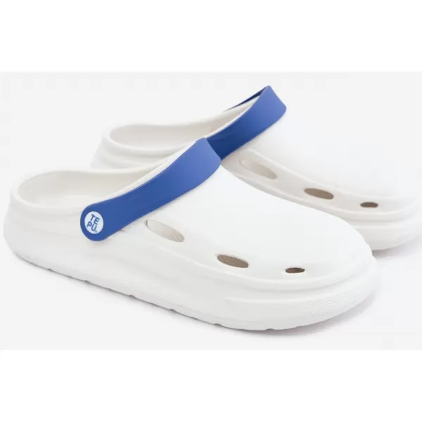  Herrenhausschuhe BOTO C73A216 WEIß/BLAU 