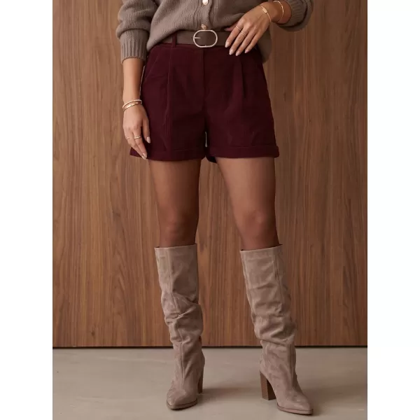  Damen-Shorts DSTREET SY0607 BURGUND 