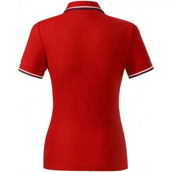 Damen-T-Shirt mit Kragen MALFINI FOCUS 233 ROT 