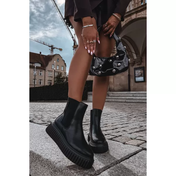  Damen-Stiefeletten BIG STAR SHOES UU274334 SCHWARZ 