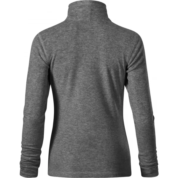  Damen-Sweatshirt aus Microfleece MALFINI FACTOR 853 SCHWARZES HIGHLIGHT 