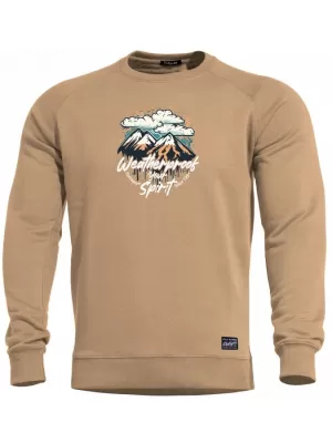 Herrenpullover PENTAGON HAWK WEATHERPROOF K09019-WE HELLBRAUN