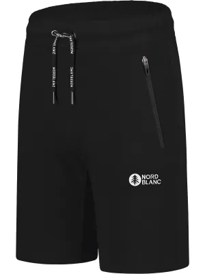 Baumwollshorts für Herren NORDBLANC RELAXEDFIT NBSPM8254 SCHWARZ
