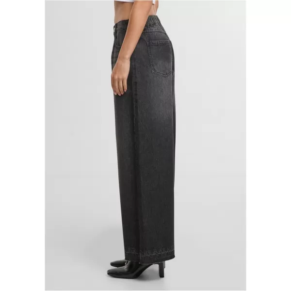  Damenhosen URBAN CLASSICS TB7712 SCHWARZ GEWASCHEN 
