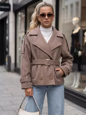 Damenmantel DSTREET NY0793 BEIGE
