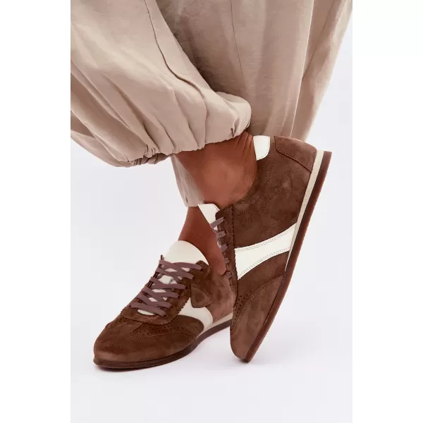  Damen-Sneaker ZAZOO N1412/772/1098 MOKKA 