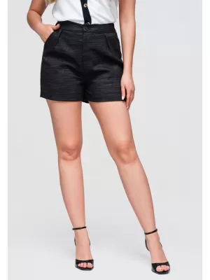 Damen-Shorts OMBRE OW-ST-E0010 SCHWARZ